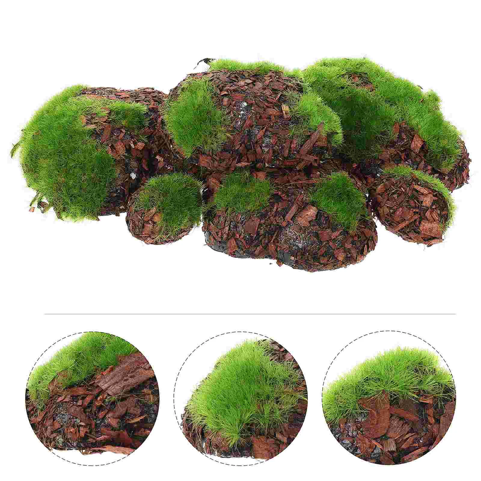 6 Pcs Simulated Moss Stone Mossy Wedding Decorations Tables Miniature Vivid Landscape Imitation Pvc Bonsai
6 Pcs Simulated Moss Stone Mossy Wedding Decorations Tables Miniature Vivid Landscape Imitation Pvc Bonsai