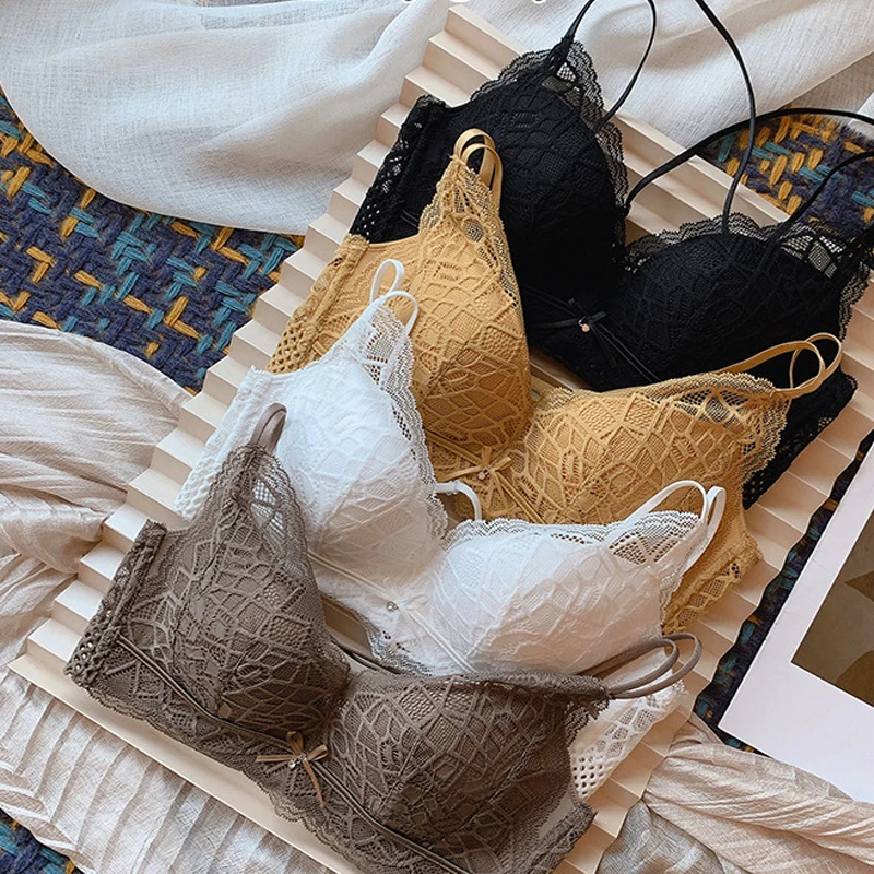 Internet Celebrity Lace Crossover Beauty Back Integrated Girl Bra Small Chest Gathered Women's Sexy New Underwired Underwear
Internet Celebrity Lace Crossover Beauty Back Integrated Girl Bra Small Chest Gathered Women's Sexy New Underwired Underwear