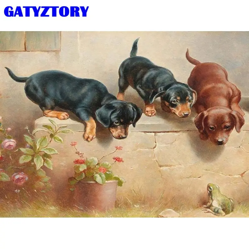 GATYZTORY Diamond Painting Cute Dog Animal Full Drill Square / Round Diamond Embroidery Picture Diamond Mosaic Cross Stitch Kit
GATYZTORY Diamond Painting Cute Dog Animal Full Drill Square / Round Diamond Embroidery Picture Diamond Mosaic Cross Stitch Kit