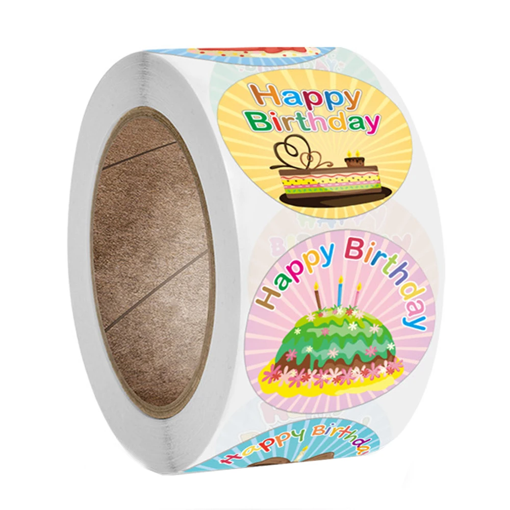 100-500pcs Cute Happy Birthday Stickers 2.5cm/1 Inch Children's Birthday Party Gift Sealing Decorations Greeting Card Labels
100-500pcs Cute Happy Birthday Stickers 2.5cm/1 Inch Children's Birthday Party Gift Sealing Decorations Greeting Card Labels