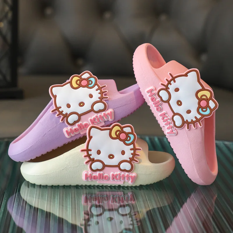 Sanrio Children's Slippers Girls Kawaii Sanrio Cartoon Hello Kitty Melody Cinnamoroll Soft Bottom Non-slip Home Sandals Slippers
Sanrio Children's Slippers Girls Kawaii Sanrio Cartoon Hello Kitty Melody Cinnamoroll Soft Bottom Non-slip Home Sandals Slippers
