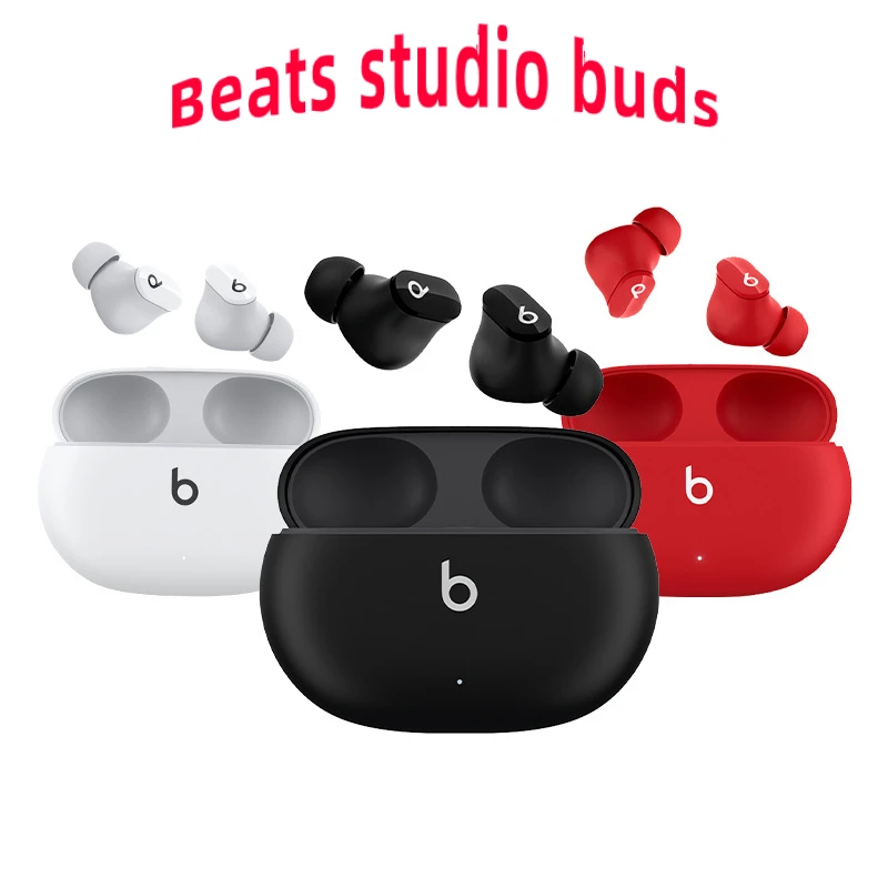 

Beats Studio Buds Wireless Noise Cancelling Earbuds TWS Bluetooth Headphones Sweatproof Sports Headphones with Mic Charging Case