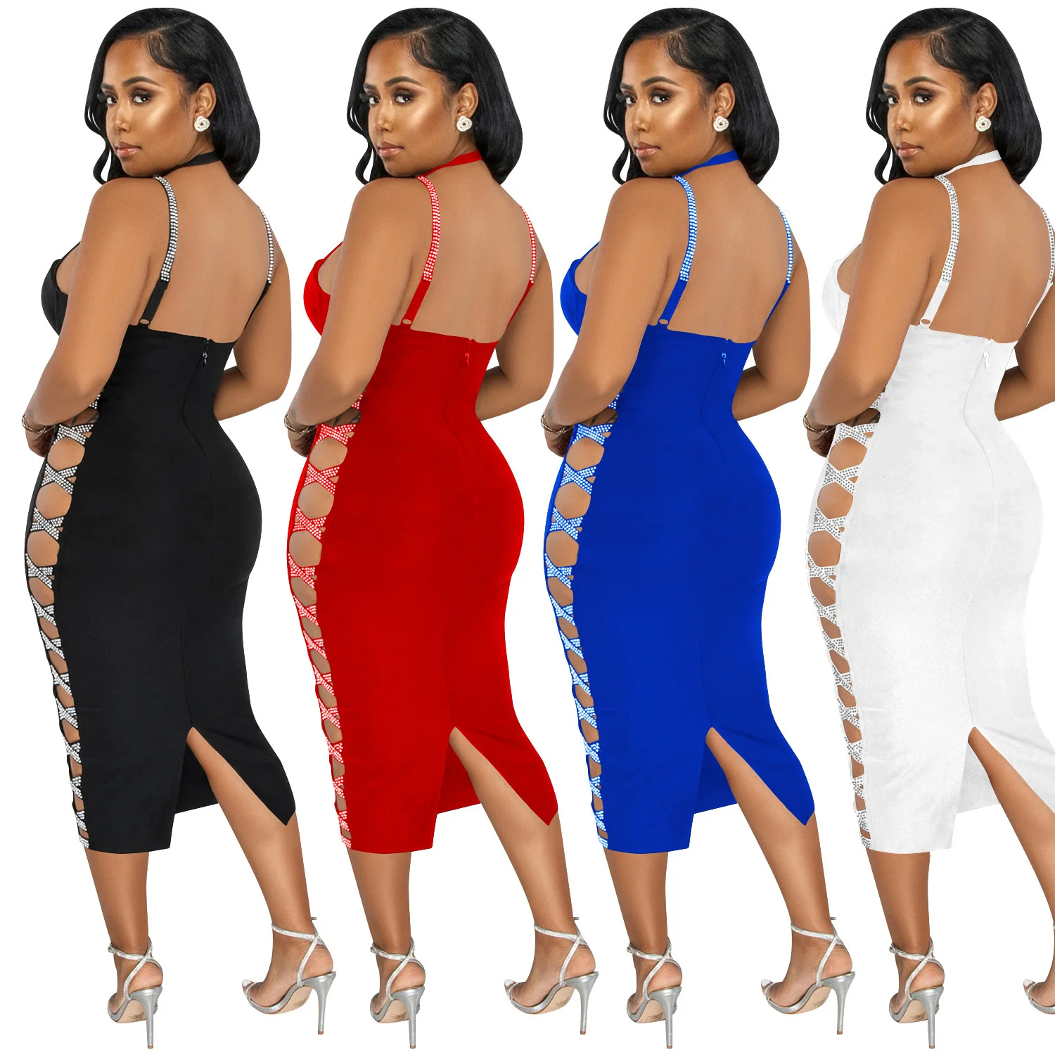 Znaiml 2022 Women's Dress Diamonds Crystal Sexy Dresses Elegant Hollow Out Gowns Straps Outfit Party Vestidos Clothes Clubwear
Znaiml 2022 Women's Dress Diamonds Crystal Sexy Dresses Elegant Hollow Out Gowns Straps Outfit Party Vestidos Clothes Clubwear
