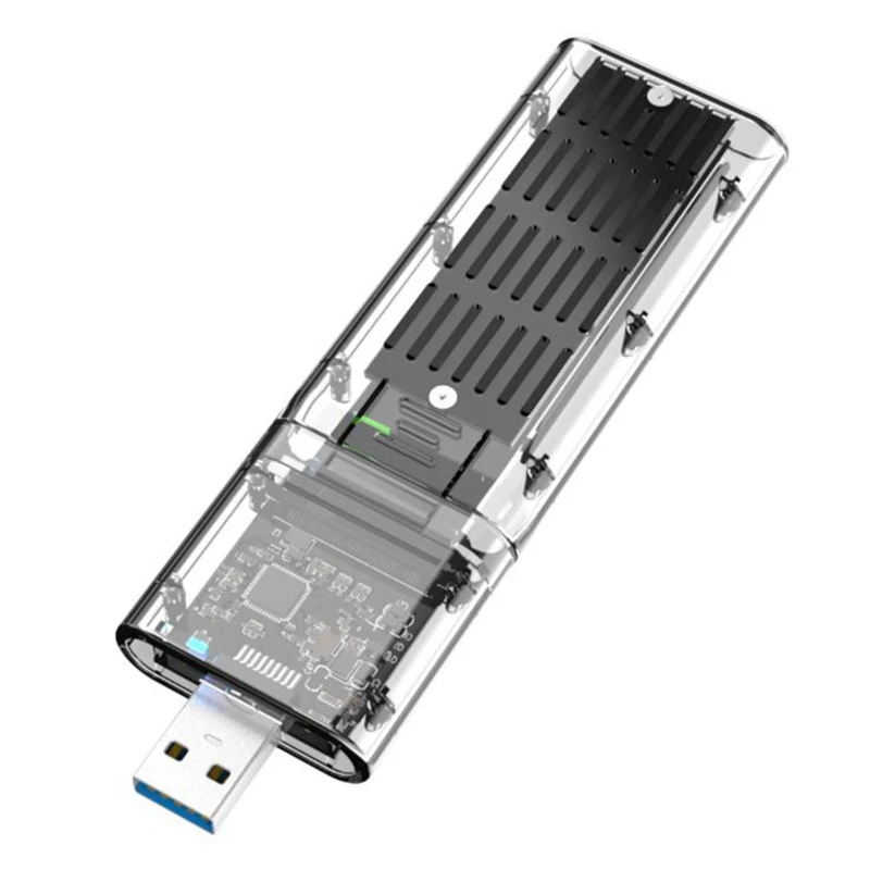 Внешний M.2 NGFF SATA SSD корпус высокоскоростной USB3.0 Gen1 5 ГБ/сек. Прозрачный чехол для жесткого диска SATA SSD для ПК
Внешний M.2 NGFF SATA SSD корпус высокоскоростной USB3.0 Gen1 5 ГБ/сек. Прозрачный чехол для жесткого диска SATA SSD для ПК