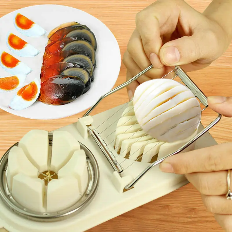 Delidge 1PC Stainless Steel Boiled Egg Slicer Sectione Cutter Mold Cutter Mushroom Tomato Kitchen Chopper Tools Random Color
Delidge 1PC Stainless Steel Boiled Egg Slicer Sectione Cutter Mold Cutter Mushroom Tomato Kitchen Chopper Tools Random Color