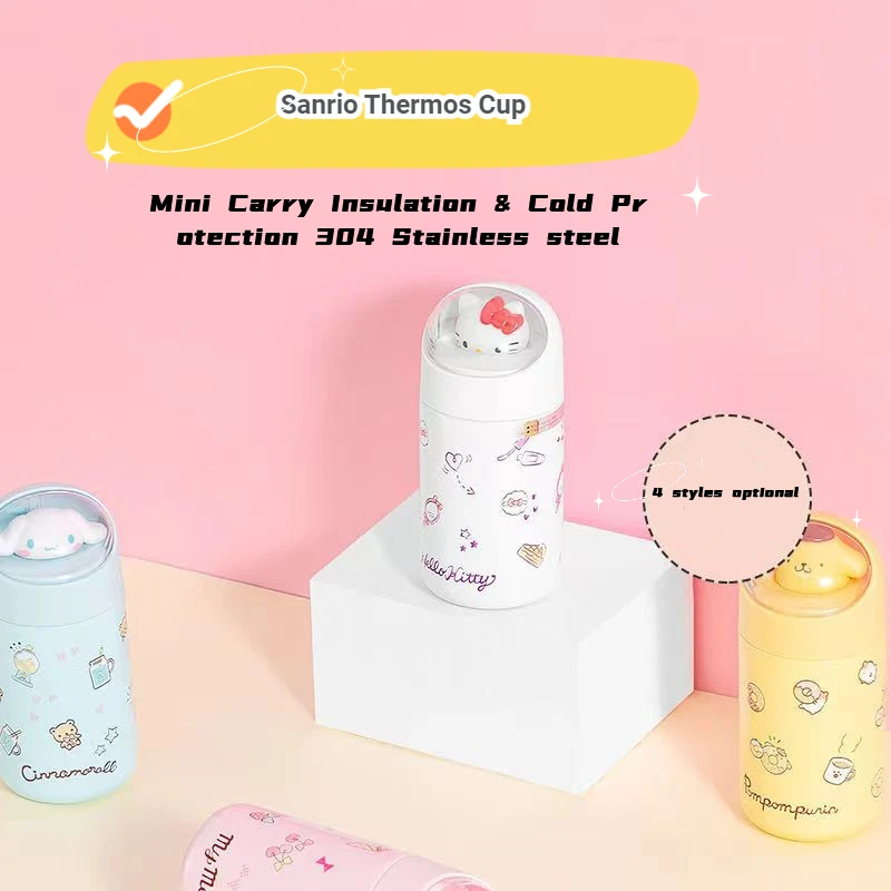 350 мл Sanrio Cinnamoroll термос чашка Kawaii Kuromi Спортивная бутылка для воды кофейная чашка детская бутылка для воды подарок
350 мл Sanrio Cinnamoroll термос чашка Kawaii Kuromi Спортивная бутылка для воды кофейная чашка детская бутылка для воды подарок