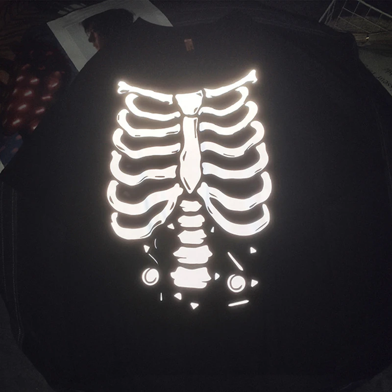 Creative Fun Reflective Bones Pattern Print Men's T-Shirt Plus Size 3XL Loose Summer Casual Clothes Teen Short Sleeve Streetwear
Creative Fun Reflective Bones Pattern Print Men's T-Shirt Plus Size 3XL Loose Summer Casual Clothes Teen Short Sleeve Streetwear