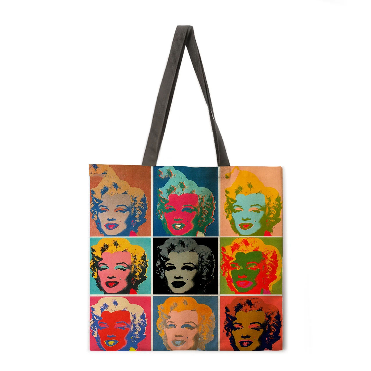 Printed Linen Handbag Ladies Monroe Oil Painting Ladies Fashion Handbag Large Capacity Shopping Handbag
Printed Linen Handbag Ladies Monroe Oil Painting Ladies Fashion Handbag Large Capacity Shopping Handbag