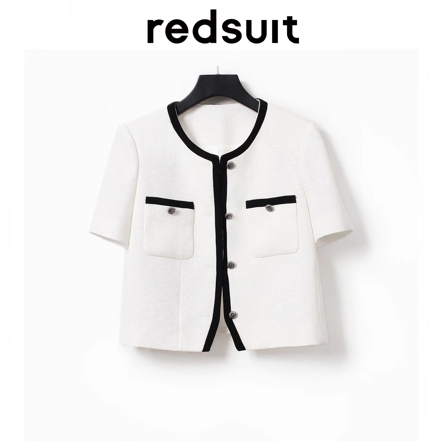 Fragrant Classic Black and White Contrast Temperament Elegant Small Fragrant Short Sleeve Thin Coat Top Summer
Fragrant Classic Black and White Contrast Temperament Elegant Small Fragrant Short Sleeve Thin Coat Top Summer