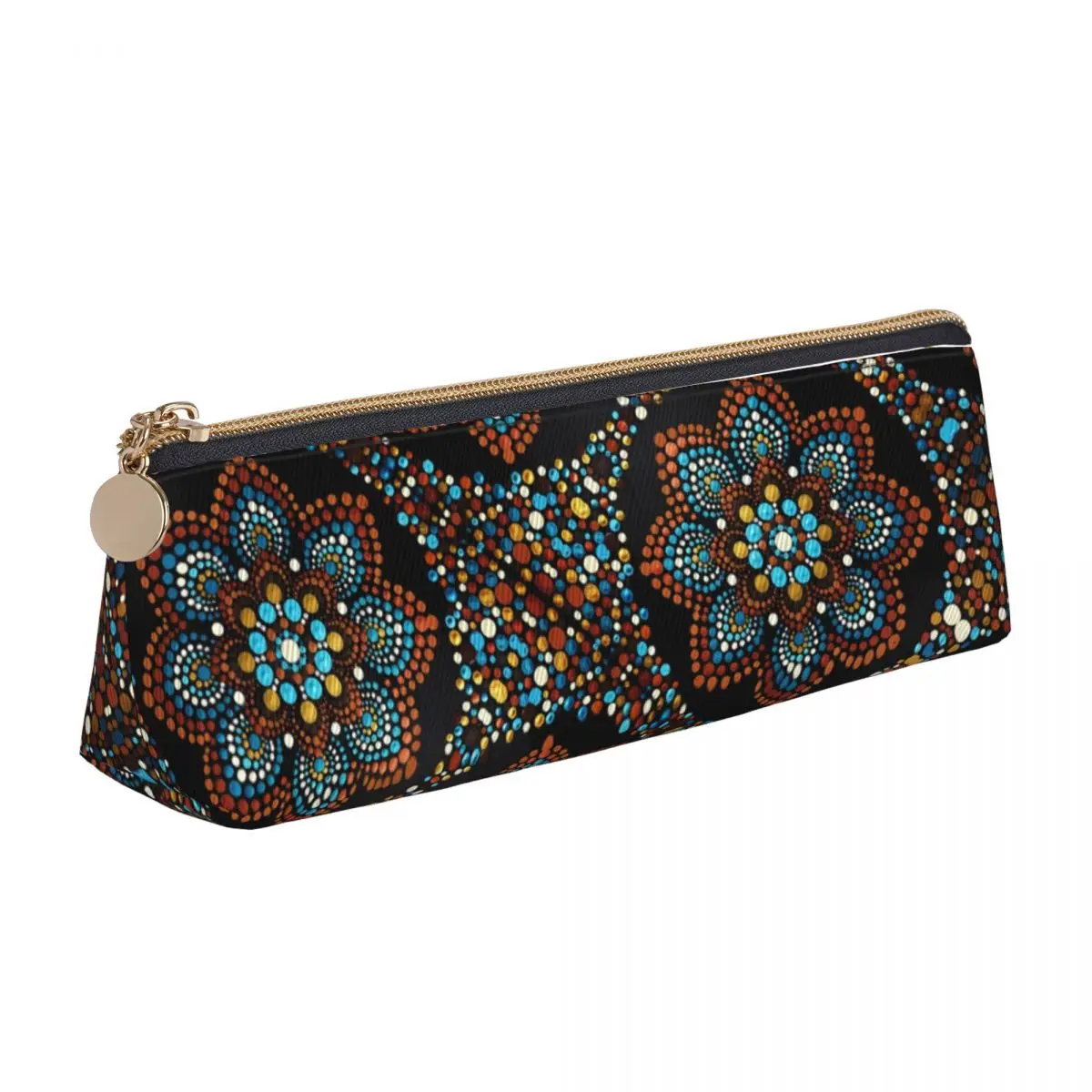 Vintage Mandala Triangle Pencil Case Floral Print Girls Boys Elementary School Zipper Pencil Box Retro Leather Pen Pouch
Vintage Mandala Triangle Pencil Case Floral Print Girls Boys Elementary School Zipper Pencil Box Retro Leather Pen Pouch