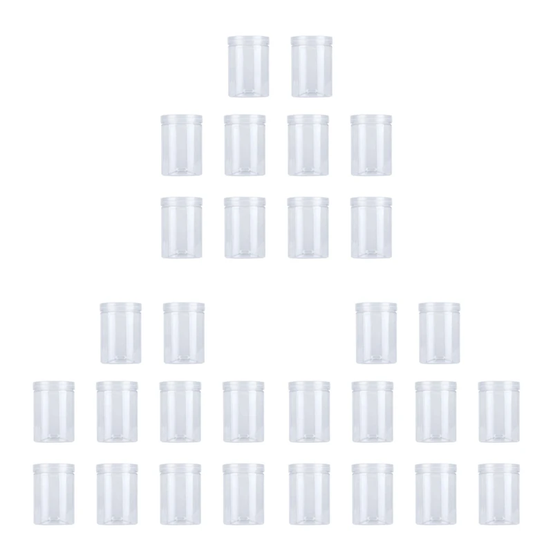 30 Pcs 500Ml Food Jar Sealed Transparent Plastic Kitchen Can Snacks Containers With Lid For Candy Cookies Scented Tea
30 Pcs 500Ml Food Jar Sealed Transparent Plastic Kitchen Can Snacks Containers With Lid For Candy Cookies Scented Tea
