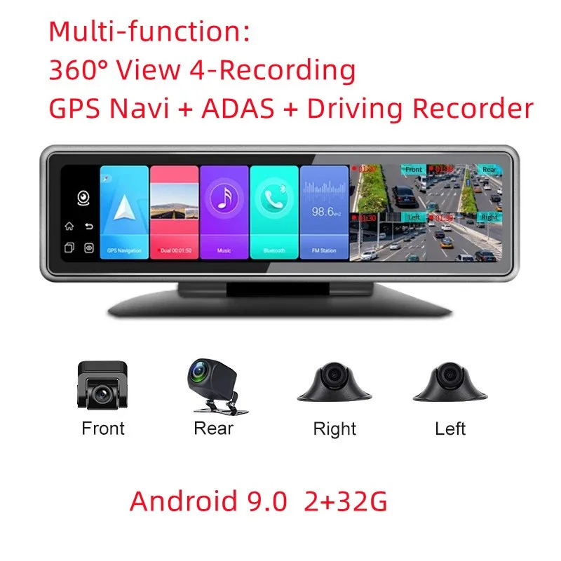 Multi-function 360 rearview mirror Navigation GPS 12 Inch Android 9.0 4-cemera Universal 4G Night Vision ADAS driving recorder
Multi-function 360 rearview mirror Navigation GPS 12 Inch Android 9.0 4-cemera Universal 4G Night Vision ADAS driving recorder