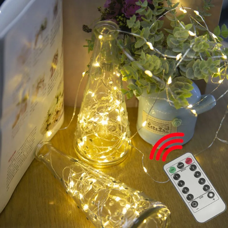 LED 8 Mode Party Camping Decoration Light Remote Timer Control Fairy String Light Wedding Christmas Copper Wire Light Waterproof
LED 8 Mode Party Camping Decoration Light Remote Timer Control Fairy String Light Wedding Christmas Copper Wire Light Waterproof