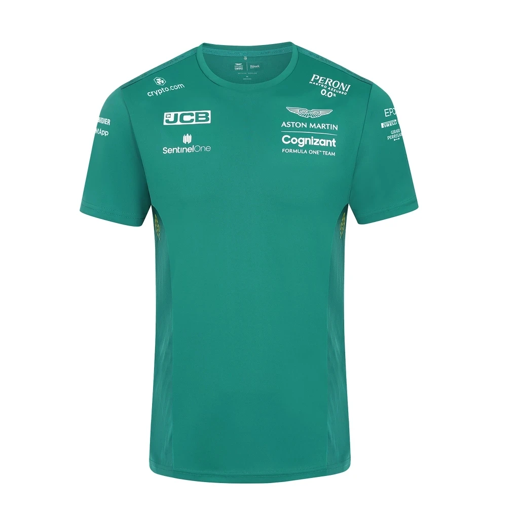 Camiseta de manga corta para hombre, camisa del equipo Aston Martin Cognizant F1, para aficionados al aire libre, de gran tamaño
Camiseta de manga corta para hombre, camisa del equipo Aston Martin Cognizant F1, para aficionados al aire libre, de gran tamaño