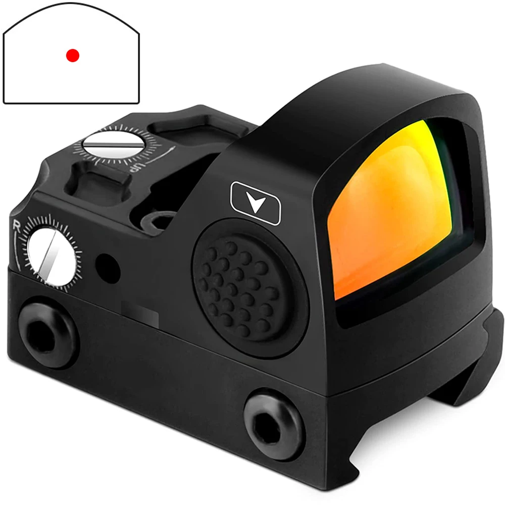 Mini Red Dot Sight 2MOA Shake Awake Reflex Sight for Pistols Rifles Tactical Optics Gun Sight Riflescope Low Power Consumption
Mini Red Dot Sight 2MOA Shake Awake Reflex Sight for Pistols Rifles Tactical Optics Gun Sight Riflescope Low Power Consumption