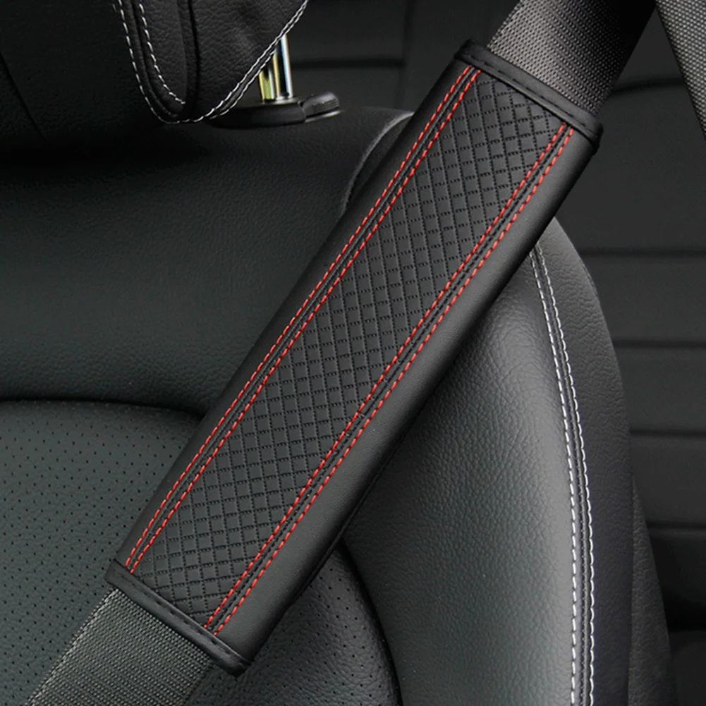 Red Car PU Leather Seat Breath Safety Belt Shoulder Cover Breathable Protection Seat Belt Padding Pad Interior Car Accessories
Red Car PU Leather Seat Breath Safety Belt Shoulder Cover Breathable Protection Seat Belt Padding Pad Interior Car Accessories