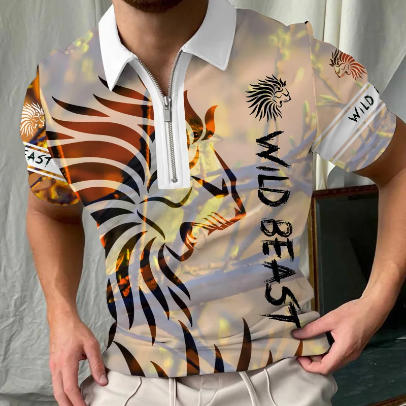 Fashion Short Sleeve Polo Shirts Men's T-shirt Zipper Polo Casual 3D Print Pattern Sweatshirt Mens Clothing 2022 New
Fashion Short Sleeve Polo Shirts Men's T-shirt Zipper Polo Casual 3D Print Pattern Sweatshirt Mens Clothing 2022 New