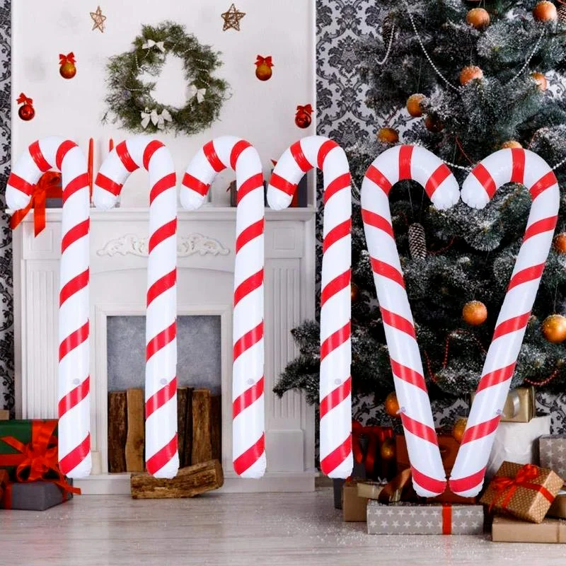 90cm Inflatable Christmas Candy Cane Stick Balloons Outdoor Candy Canes Decor for Xmas Decoration Supplies 2022 Navidad
90cm Inflatable Christmas Candy Cane Stick Balloons Outdoor Candy Canes Decor for Xmas Decoration Supplies 2022 Navidad