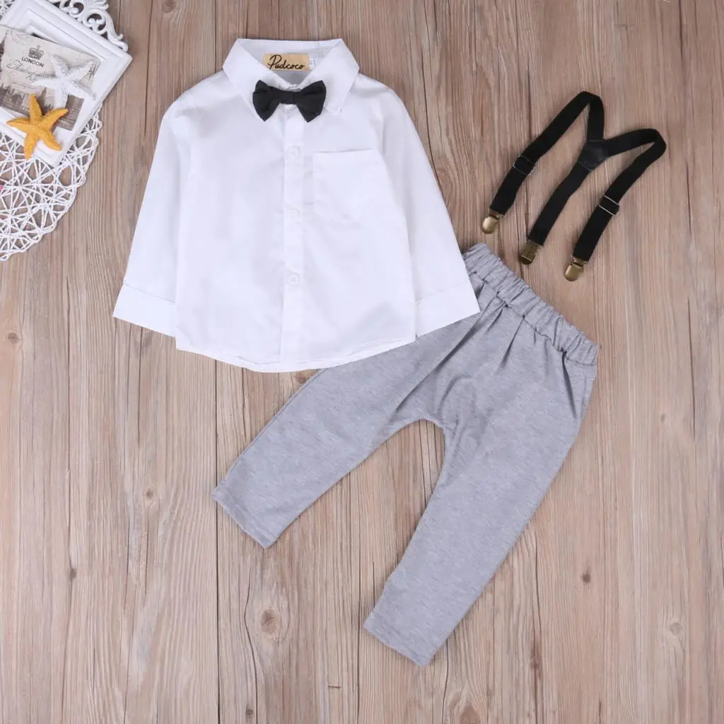Citgeett Toddler Kids Baby Boys Outfits Gentleman Shirt Tops + Long Pants Overalls Suspenders trousers ywl029
Citgeett Toddler Kids Baby Boys Outfits Gentleman Shirt Tops + Long Pants Overalls Suspenders trousers ywl029