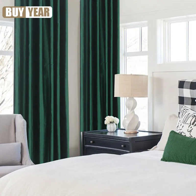 Curtains for Living Room Bedroom Soft-fitting Design of Dark Green Glossy Italian Flannelette Stage Curtain Sofa Curtain
Curtains for Living Room Bedroom Soft-fitting Design of Dark Green Glossy Italian Flannelette Stage Curtain Sofa Curtain