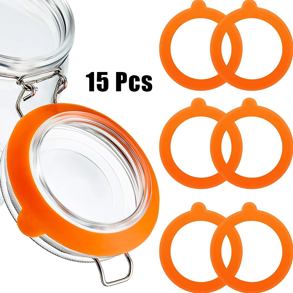 15pcs Silicone Replacement Gasket Airtight Rubber Seals Rings Reusable Sealings For Storage Canning Cups Accessories For Jar Lid
15pcs Silicone Replacement Gasket Airtight Rubber Seals Rings Reusable Sealings For Storage Canning Cups Accessories For Jar Lid