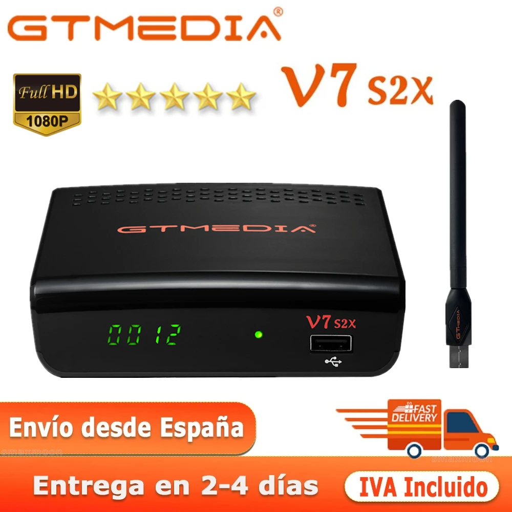 Спутниковый ресивер GTMEDIA V7 S2X 1080P HD DVB-S2X Новая камера Поддержка USB WiFi Обновление от GTMedia Freesat V8X V9 Prim TV приемник
Спутниковый ресивер GTMEDIA V7 S2X 1080P HD DVB-S2X Новая камера Поддержка USB WiFi Обновление от GTMedia Freesat V8X V9 Prim TV приемник
