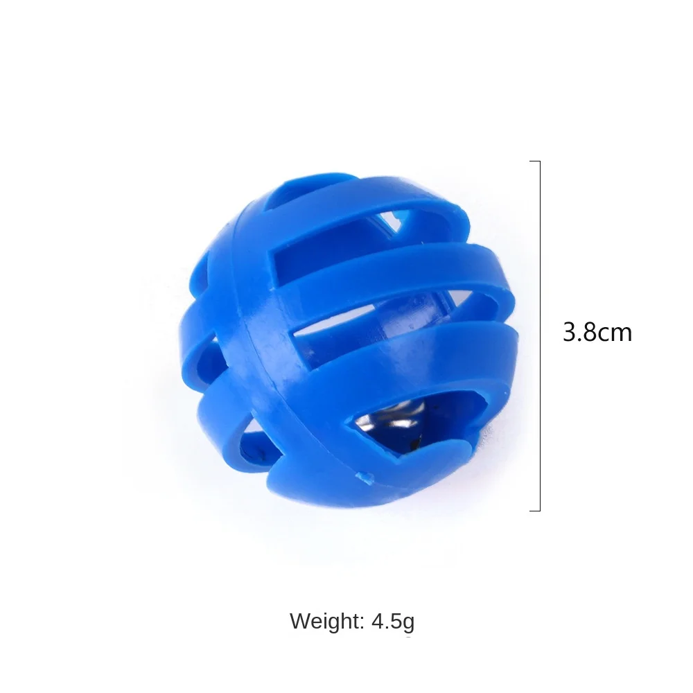 Tasteless Random Color Ball Durable Beautiful Interactive Cat Bell Toy Hollow Out Non-toxic Low-voltage Bell Ball Cat Supplies 
Tasteless Random Color Ball Durable Beautiful Interactive Cat Bell Toy Hollow Out Non-toxic Low-voltage Bell Ball Cat Supplies