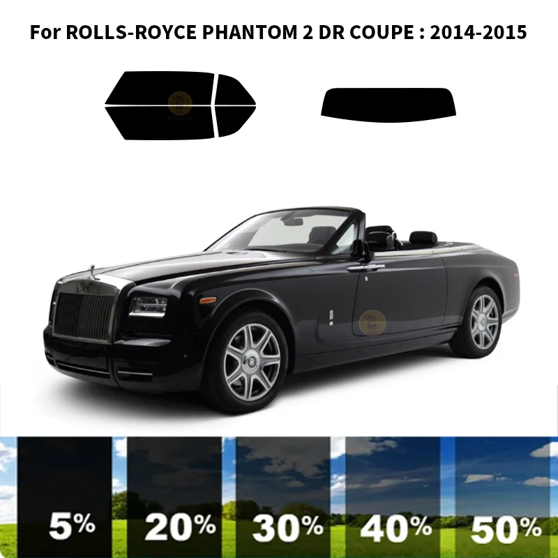 Precut nanoceramics car UV Window Tint Kit Automotive Window Film For ROLLS-ROYCE PHANTOM 2 DR COUPE 2014-2015
Precut nanoceramics car UV Window Tint Kit Automotive Window Film For ROLLS-ROYCE PHANTOM 2 DR COUPE 2014-2015