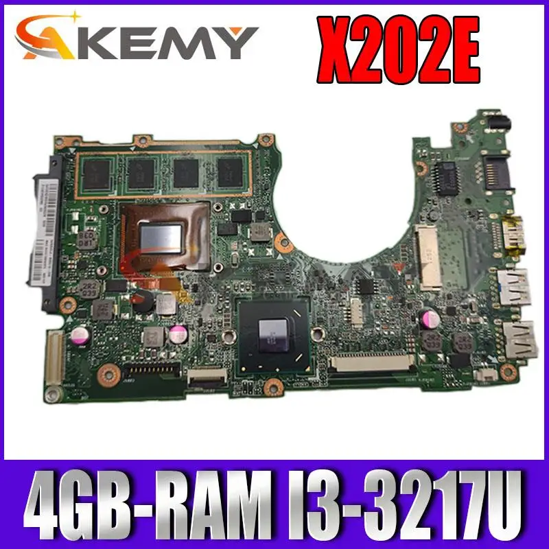 Материнская плата X201E X202E для ноутбука Asus X202E X201E S200E X201EP, оригинальная деталь с 4GB-RAM I3-3217U CPU 100% тест
Материнская плата X201E X202E для ноутбука Asus X202E X201E S200E X201EP, оригинальная деталь с 4GB-RAM I3-3217U CPU 100% тест