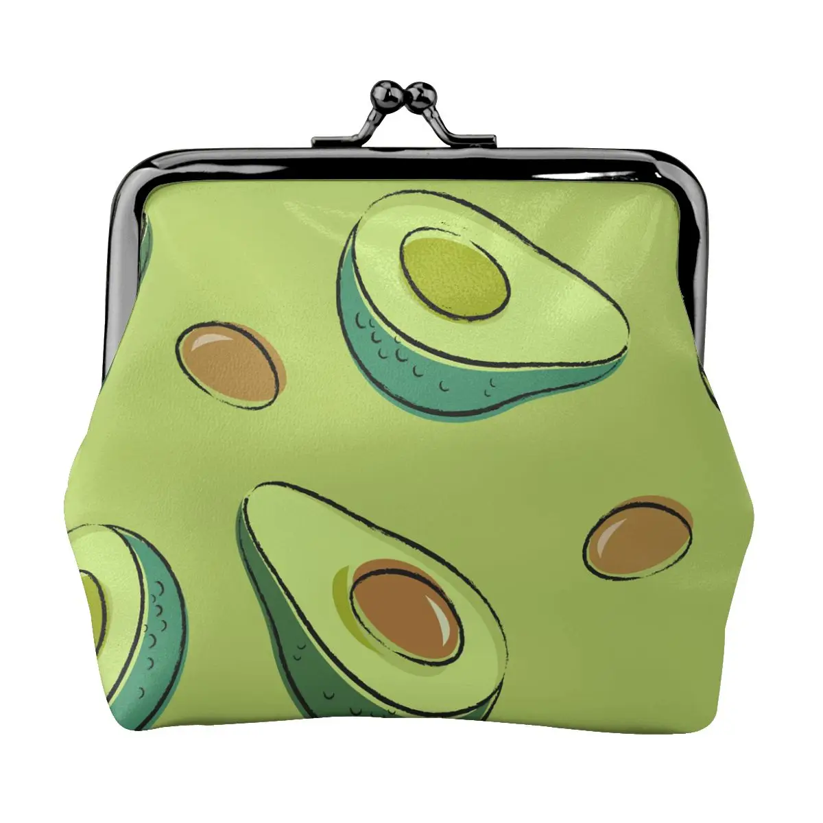Avocado One Cut In Half With Bone On A Green Mini Small Wallet Change Bag Coin Purse Money Bag Key Earbuds Storage Bag
Avocado One Cut In Half With Bone On A Green Mini Small Wallet Change Bag Coin Purse Money Bag Key Earbuds Storage Bag