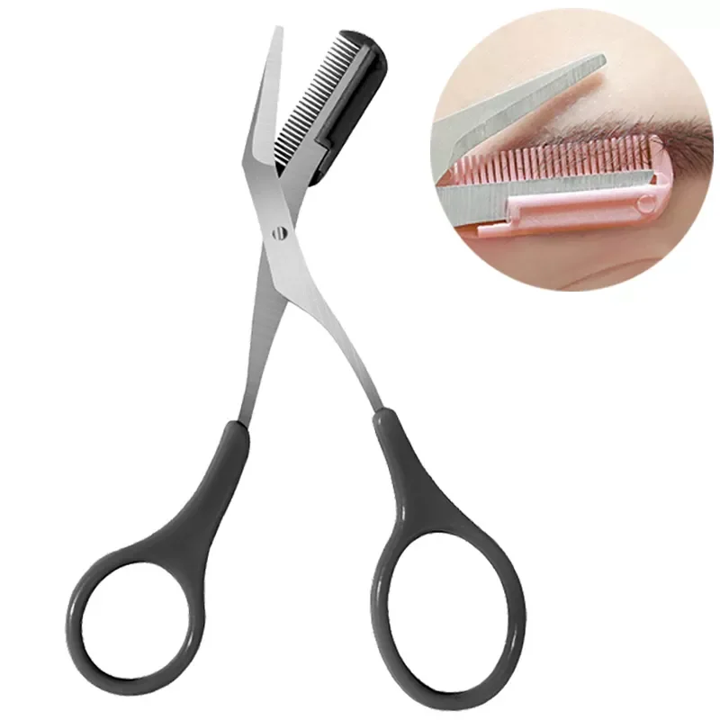 1pcs Face Eyebrow Trimmer Scissors Stainless Steel Eyebrow Shaping Shaver Grooming Brow Hair Remove Razor Women Makeup Tools
1pcs Face Eyebrow Trimmer Scissors Stainless Steel Eyebrow Shaping Shaver Grooming Brow Hair Remove Razor Women Makeup Tools