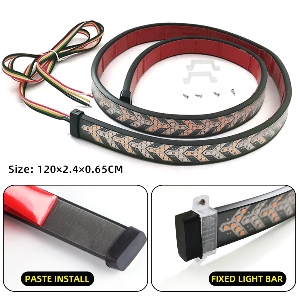 Car LED Brake Light Dynamic Arrow Light Pickup Tail Light Turn Signal 1.5M/12V Car LED Brake Light
Car LED Brake Light Dynamic Arrow Light Pickup Tail Light Turn Signal 1.5M/12V Car LED Brake Light