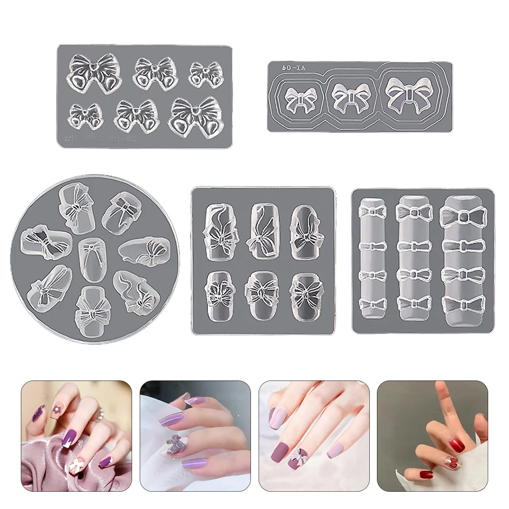Nail Moldsilicone Molds Forms Charm Mould Template Bowknot Jelly Candy Decorpendant Jewelry Diy 3D Resin Decoration Carving 
Nail Moldsilicone Molds Forms Charm Mould Template Bowknot Jelly Candy Decorpendant Jewelry Diy 3D Resin Decoration Carving