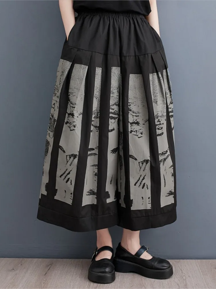 Oversized Autumn Pants Women Graffiti Striped Print Wide Leg Ladies Trousers Casual Loose Fashion High Waist Woman Pants 2023
Oversized Autumn Pants Women Graffiti Striped Print Wide Leg Ladies Trousers Casual Loose Fashion High Waist Woman Pants 2023