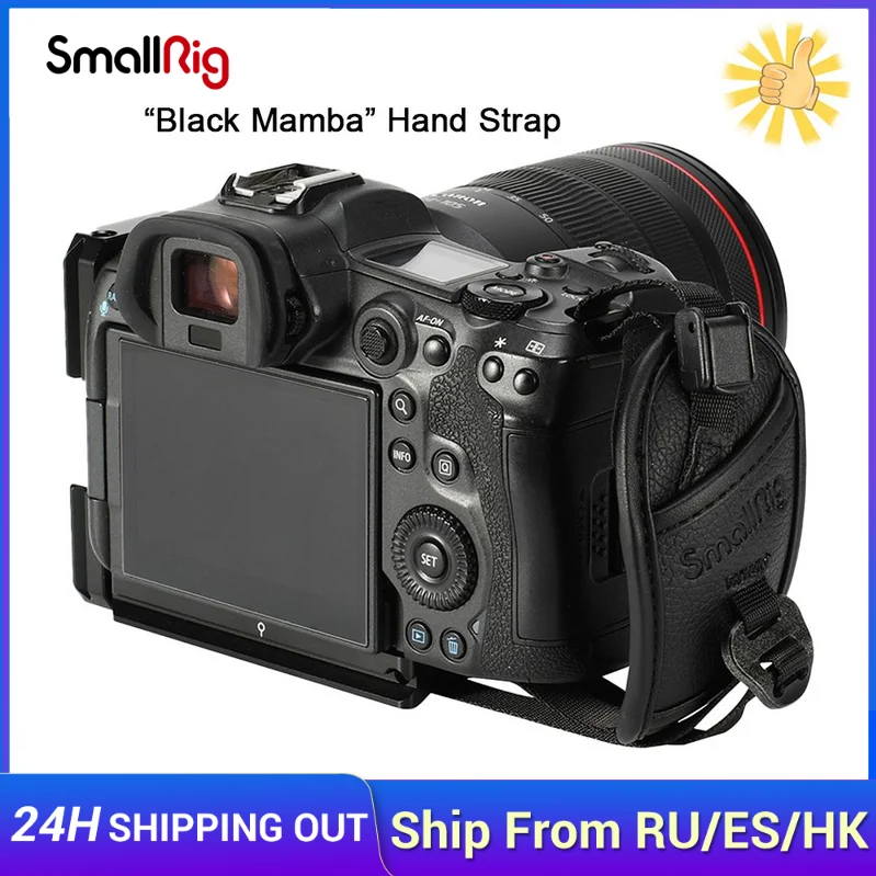 SmallRig Camera Cage Wrist Strap Hand Strap with Quick Adjustable Detachable Design Secure Grip for Camera Handle/L Bracket
SmallRig Camera Cage Wrist Strap Hand Strap with Quick Adjustable Detachable Design Secure Grip for Camera Handle/L Bracket