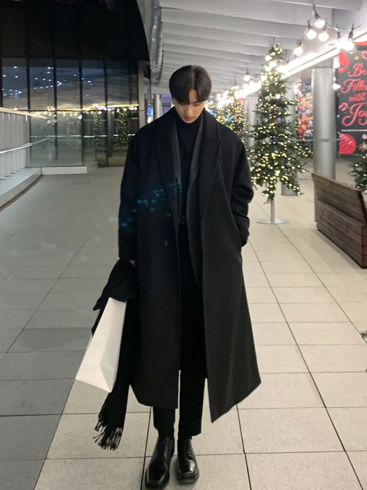 2022 Men's Fashion Jacket Casual Loose Wool Coat Man Spring and Autumn Solid Color Long Sleeve Woolen Coats for Men Q125
2022 Men's Fashion Jacket Casual Loose Wool Coat Man Spring and Autumn Solid Color Long Sleeve Woolen Coats for Men Q125