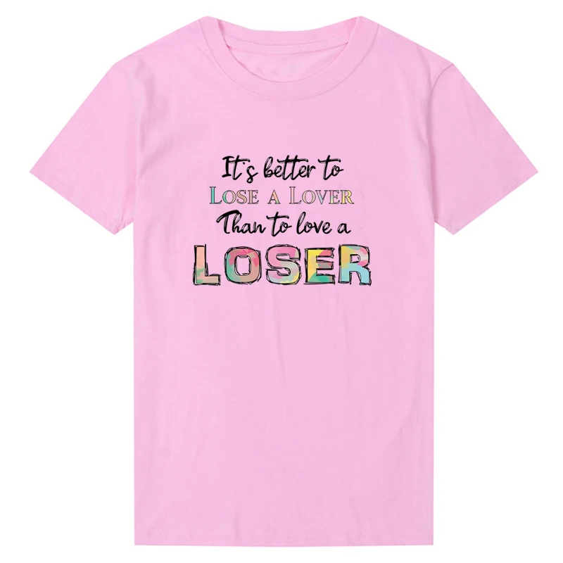 It's Better To Lose A Lover Than To Love A Loser Vintage T Shirt Women Trendy Graphic Tee Shirt Church Clothing Top Dropshipping
It's Better To Lose A Lover Than To Love A Loser Vintage T Shirt Women Trendy Graphic Tee Shirt Church Clothing Top Dropshipping