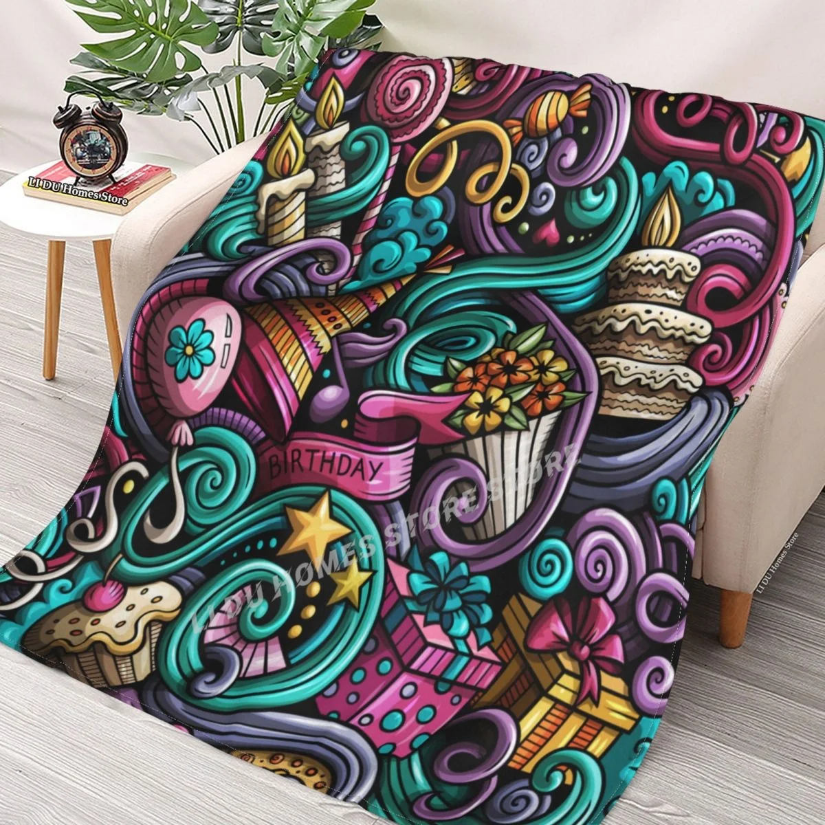 Cartoon Cute Birthday Symbols And Items Throw Blanket flannel Collage Blanket Bedding soft Cover Bedspreads Blankets
Cartoon Cute Birthday Symbols And Items Throw Blanket flannel Collage Blanket Bedding soft Cover Bedspreads Blankets