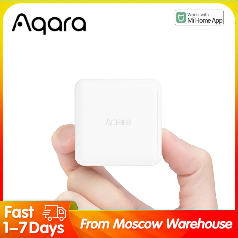 Aqara Magic Cube Controller Zigbee Smart 6 kinds Remote Control Smart Home Device Only for Xiaomi Mi Homes APP
Aqara Magic Cube Controller Zigbee Smart 6 kinds Remote Control Smart Home Device Only for Xiaomi Mi Homes APP