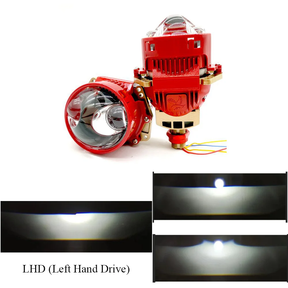 High Power 9006 9003 HB2 HB4 H4 H7 Car Light Lamps Retrofit with 3 Inch Bi LED Laser Projector Lens Headlight
High Power 9006 9003 HB2 HB4 H4 H7 Car Light Lamps Retrofit with 3 Inch Bi LED Laser Projector Lens Headlight