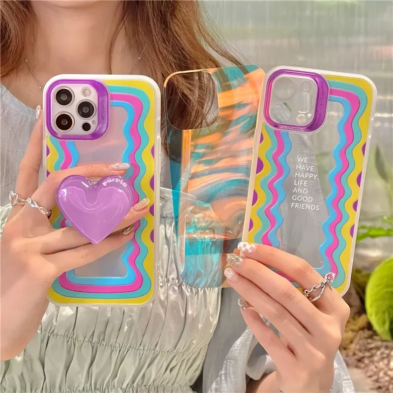 Free Shipping For Iphone 13 11 12 Pro Max XR X XS 7 8 Plus Cartoon Cute Soft Shining Laser Cover Candy Color 3D Love Holder Phon
Free Shipping For Iphone 13 11 12 Pro Max XR X XS 7 8 Plus Cartoon Cute Soft Shining Laser Cover Candy Color 3D Love Holder Phon