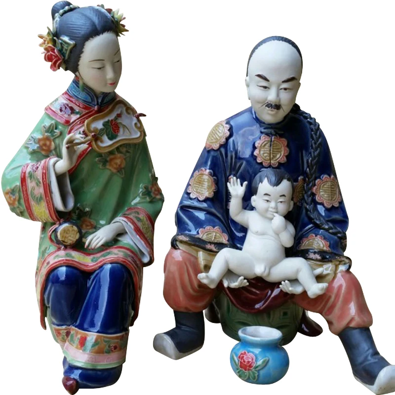 Family harmony living room antique frame porch decoration pieces maiden Ms. girl Beauty figure Sculpture statue Home art decora 
Family harmony living room antique frame porch decoration pieces maiden Ms. girl Beauty figure Sculpture statue Home art decora