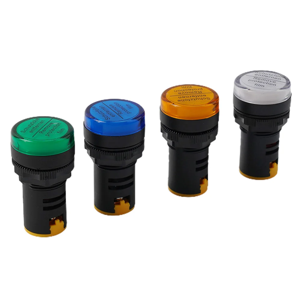Plastic Power Signal Lamp LED Pilot Light Indicator Panel Mount 220V LED Indicator Adopts Multi-chip Technology Built-in Screw
Plastic Power Signal Lamp LED Pilot Light Indicator Panel Mount 220V LED Indicator Adopts Multi-chip Technology Built-in Screw