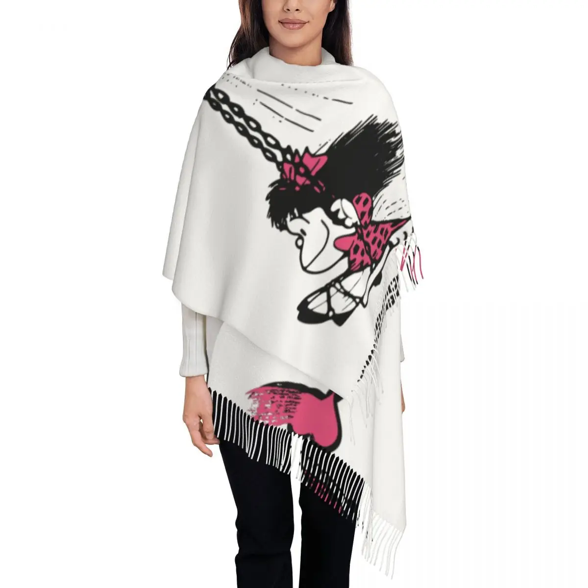 Love You Shawls Wraps Womens Warm Long Soft Scarf Mafalda Cartoon Pashmina Tassel Scarves
Love You Shawls Wraps Womens Warm Long Soft Scarf Mafalda Cartoon Pashmina Tassel Scarves