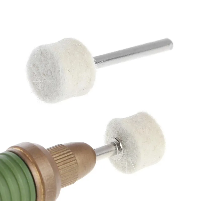 50pcs 13mm Wool Felt Buffing Wheel Polishing Pad +4pcs Mandrels For Rotary Tool For Most Ferrous Metals Stones Glass And Ceramic
50pcs 13mm Wool Felt Buffing Wheel Polishing Pad +4pcs Mandrels For Rotary Tool For Most Ferrous Metals Stones Glass And Ceramic
