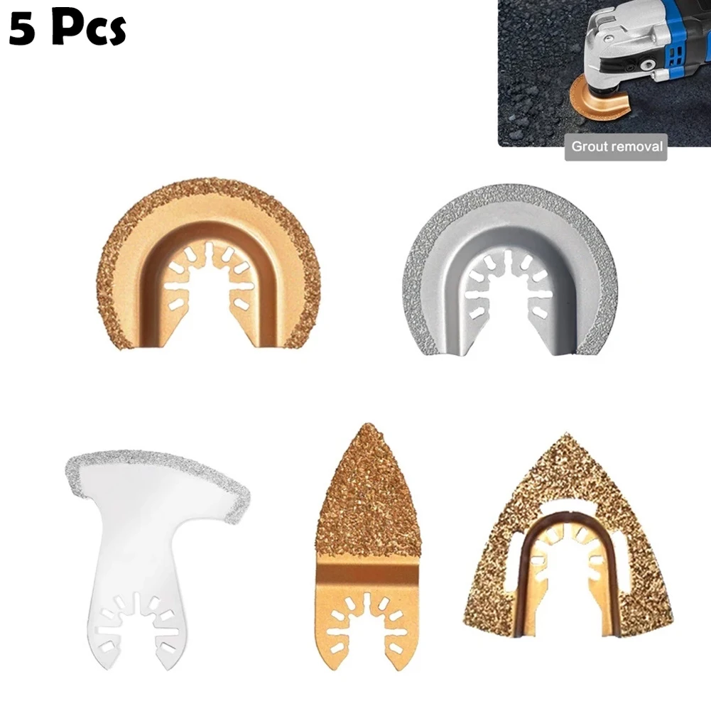 5PCS Diamond & Carbide Oscillating Multi Tool Saw Blades For High Performance In Metal And Other Materials
5PCS Diamond & Carbide Oscillating Multi Tool Saw Blades For High Performance In Metal And Other Materials
