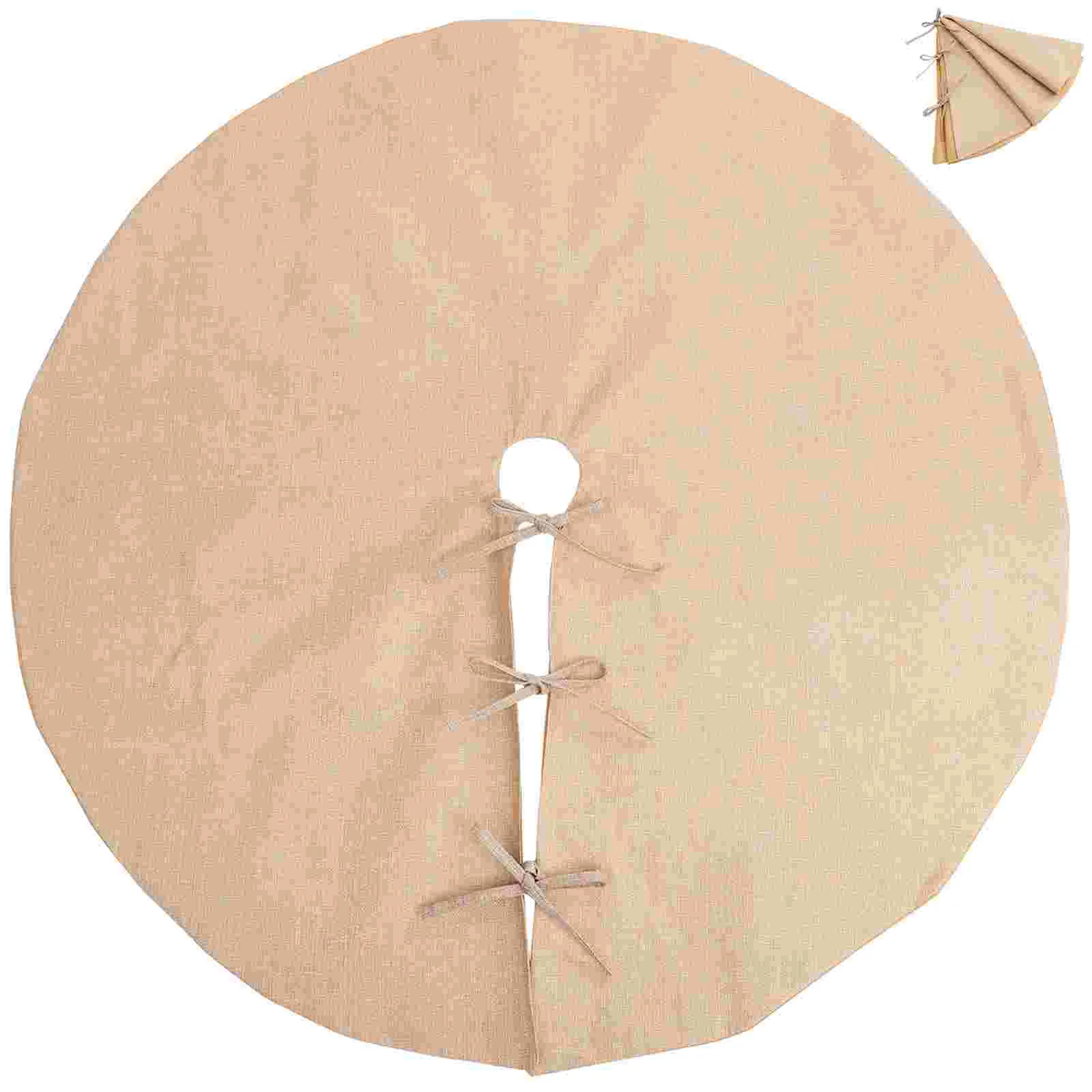 Burlap Tree Skirt Retro Area Rug Decoration Base Supplies Fashion Ornaments Linen Santa Foot Coth
Burlap Tree Skirt Retro Area Rug Decoration Base Supplies Fashion Ornaments Linen Santa Foot Coth