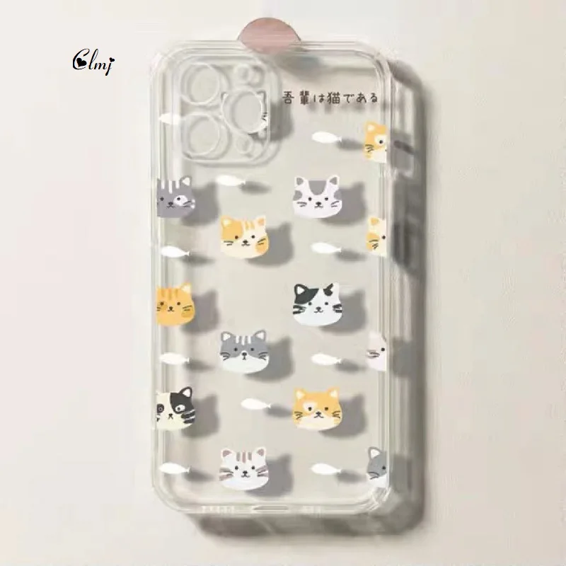 Clmj Cute Cartoon Cat Phone Case For iPhone 11 12 Pro 13 Mini 14 X XR XS Max Se 2020 8 7 Plus Soft Silicone Protective Cover
Clmj Cute Cartoon Cat Phone Case For iPhone 11 12 Pro 13 Mini 14 X XR XS Max Se 2020 8 7 Plus Soft Silicone Protective Cover