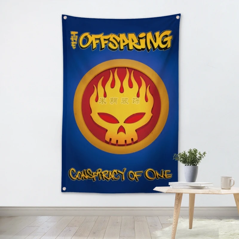 OFFSPRING 56X36 inches large banner retro rock band logo poster cloth painting Bar Cafes hostel home decor
OFFSPRING 56X36 inches large banner retro rock band logo poster cloth painting Bar Cafes hostel home decor