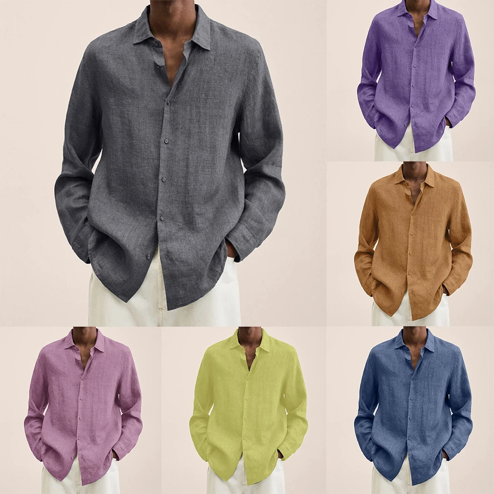 2022 New Men's Casual Blouse Cotton Linen Shirt Loose Tops Long Sleeve Tee Shirt Spring Autumn Casual Handsome Men's Shirts
2022 New Men's Casual Blouse Cotton Linen Shirt Loose Tops Long Sleeve Tee Shirt Spring Autumn Casual Handsome Men's Shirts